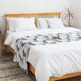 NNEAGS 1.5m Bed Light Luxury Zebra Vintage Bed Scarf Runner Bedding Tail Pad Flag For Home Hotel Set of 3