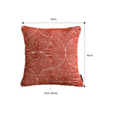 NNEAGS 2X 50Cm Orange Oversized Pillow Perfect Cinnabar Outdoor/Indoor Lumbar Throw Pillow