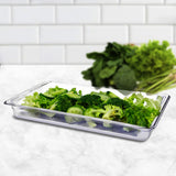 NNEAGS 65mm Clear Gastronorm GN Pan 1/1 Food Tray Storage Bundle of 2