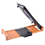NNEAGS 2X Electric Ceramic BBQ Grill Non-stick Surface Hot Plate for Indoor & Outdoor Stone
