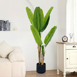NNEAGS 160cm Banna Plant Bird of Paradise Tree Artificial Plant Home Accent Decor