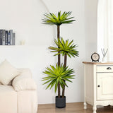 NNEAGS 2X 180cm Yucca Tree Giant Palm Lily Living Room Artificial Plant Home Accent Decor