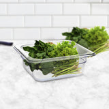 NNEAGS 65mm Clear Gastronorm GN Pan 1/6 Food Tray Storage