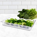 NNEAGS 65mm Clear Gastronorm GN Pan 1/2 Food Tray Storage