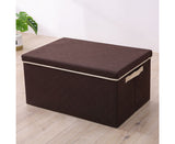 NNEAGS Small Coffee Non-Woven Diamond Quilt Grid Fabric Storage/ Organizer Box