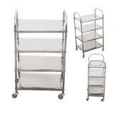 NNEAGS 4 Tier 860x540x1170 Stainless Steel Kitchen Dining Food Cart Trolley Utility