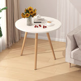 NNEAGS 2X 60x72cm White Small Side Coffee Table Living Room Balcony Home D?cor Style