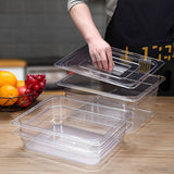 NNEAGS Clear Gastronorm 1/1 GN Lid Food Tray Top Cover