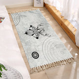 NNEAGS 90cm Woven Minimalist Bedroom Area Rug Carpet, Home Decor