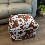 NNEAGS 55x35cm Squared Soft Pouffe Seat Cushion Elegant Home Accent D?cor Stylish Footstool