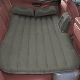 NNEAGS Grey Stripe Inflatable Car Mattress Portable Camping Rest Air Bed Travel Compact Sleeping Kit Essentials