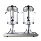 NNEAGS 2X Dual 8L Juicer Water Milk Coffee Pump Beverage Drinking Utensils