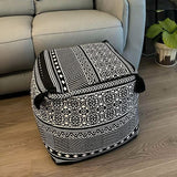 NNEAGS 42cm Beige Premium Polyester Fiber Cushion with EPP Particle Insert, Home Decor