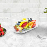 NNEAGS 150mm Clear Gastronorm GN Pan 1/3 Food Tray Storage Bundle of 4