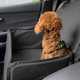 NNEAGS 2X Black Car Pet Sitting Bag Breathable Safety Travel Portable Carrier Pouch Travel Essentials