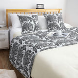 NNEAGS 1.5m Light Black Luxury Mottled Bed Vintage Scarf Runner Bedding Tail Pad Flag For Home Hotel Set of 3