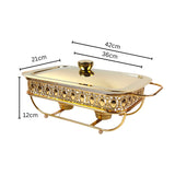 NNEAGS 2L Lace Dining Stove Cooking Appliance with Gold Color Kitchen Essential