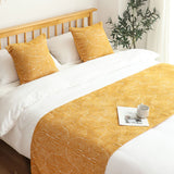 NNEAGS 1.5m Bec 3D Arched Bed Banner Vintage Scarf Runner Bedding Tail Pad Flag Set of 3