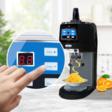 NNEAGS 300 Watts Electric Ice Shaver Automatic Crusher Slicer Commercial Machine 70kgs/h Black