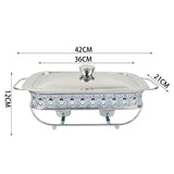 NNEAGS 2L Lace Edge Dining Stove Silver Color Portable Dining Cooking Appliance for Kitchen Essential