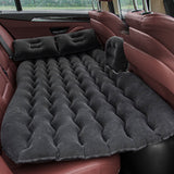 NNEAGS Black Ripple Inflatable Car Mattress Portable Camping Air Bed Travel Sleeping Kit Essentials