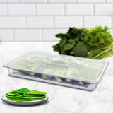 NNEAGS 65mm Clear Gastronorm GN Pan 1/1 Food Tray Storage Bundle of 6 with Lid