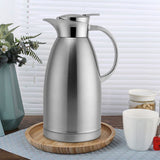 NNEAGS 2X 2.3L Silver Double-Wall vacuum with 2 layers stainless steel Construction Thermal Flask