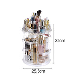 NNEAGS 2X 360 Degree Rotating Makeup Organiser Cosmetics Holder Display Stand Skincare Home Decor