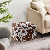 NNEAGS 2X 55x35cm Squared Soft Pouffe Seat Cushion Elegant Home Accent D?cor Stylish Footstool