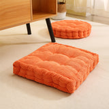 NNEAGS Orange Square Cushion Soft Leaning Plush Backrest Throw Seat Pillow Home Office Decor