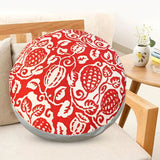NNEAGS 2X 45cm Red Premium Polyester Cotton Cushion with EPP Particle Insert for Enhanced Comfort