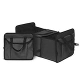 NNEAGS 2X Car Portable Storage Box Waterproof Oxford Cloth Multifunction Organizer Black