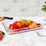 NNEAGS 65mm Clear Gastronorm GN Pan 1/1 Food Tray Storage Bundle of 4