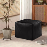 NNEAGS 40cm White Pier Polyester-Cotton Pillow with EPP Insert Home Decor