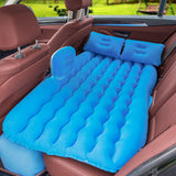 NNEAGS Blue Ripple Inflatable Car Mattress Portable Camping Air Bed Travel Sleeping Kit Essentials
