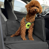NNEAGS 2X Black Car Pet Sitting Bag Breathable Safety Travel Portable Carrier Pouch Travel Essentials