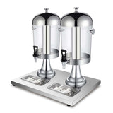 NNEAGS 2X Dual 8L Juicer Water Milk Coffee Pump Beverage Drinking Utensils
