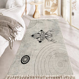 NNEAGS 90cm Woven Minimalist Bedroom Area Rug Carpet, Home Decor