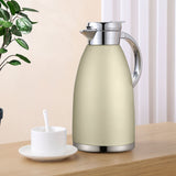 NNEAGS 2.3L Gold Color 3-Layer Vacuum Insulated Stainless Steel Flask  Ideal for Home and office
