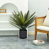 NNEAGS 2X 45cm Yucca Plant Giant Palm Lily Artificial Plant Tabletop Home Accent Decor