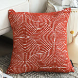 NNEAGS 50Cm Orange Oversized Pillow Perfect Cinnabar Outdoor/Indoor Lumbar Throw Pillow