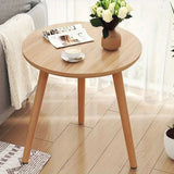 NNEAGS 2X 60x72cm Walnut Small Side Coffee Table Living Room Balcony Home D?cor Style