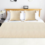 NNEAGS 1.5m Bed Vintage Scarf Runner Bedding Tail Pad Flag For Home Hotel Set of 3