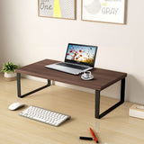 NNEAGS 40cm Black Computer Monitor Heightening Stand Desktop Support Station Rack