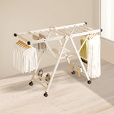NNEAGS 160cm Portable Wing Shape Clothes Drying Rack Foldable Space-Saving Laundry Holder