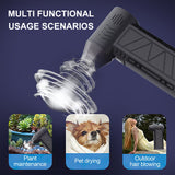 NNETM 4-Speed Portable Cordless Blower Turbo Fan