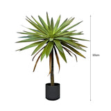 NNEAGS 90cm Yucca Tree Giant Palm Lily Living Room Artificial Plant Home Accent Decor