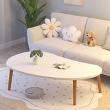 NNEAGS 2X 80x40cm White Living Room Nordic  Coffee Table Simple Modern Home Style
