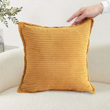 NNEAGS 45cm Wabi Sabi Arches Mustard  Indoor|Outdoor Kavka Throw Pillow