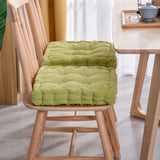 NNEAGS 2X Green Square Cushion Soft Leaning Plush Backrest Throw Seat Pillow Home Office Sofa Decor
